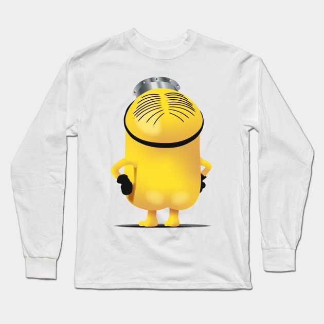 Minions - Stuart Standing Long Sleeve T-Shirt by deancoledesign